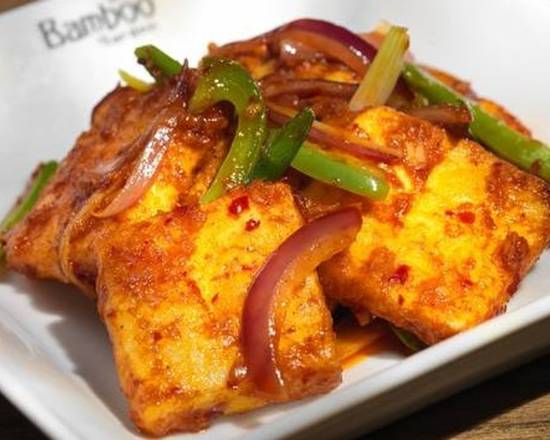 Order Pan Fried Chili Paneer food online from Bamboo Garden store, Morrisville on bringmethat.com