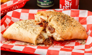 Order Chicken Bacon Ranch Calzone Combo food online from Eddie Calzones store, Athens on bringmethat.com