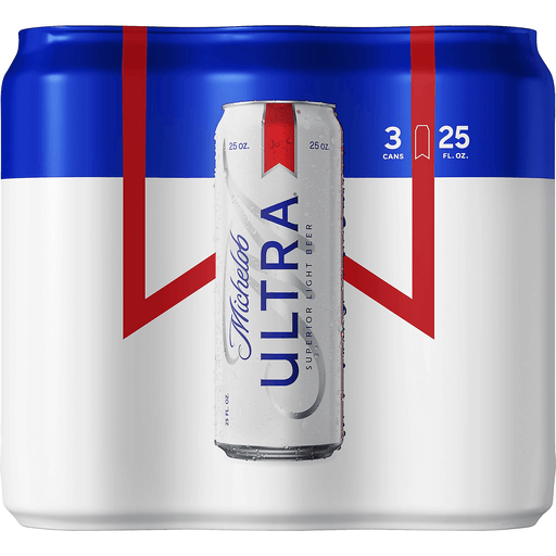 Order MICHELOB ULTRA 3 PACK 25 FL OZ. CANS food online from Quik Food Mart store, Avondale on bringmethat.com