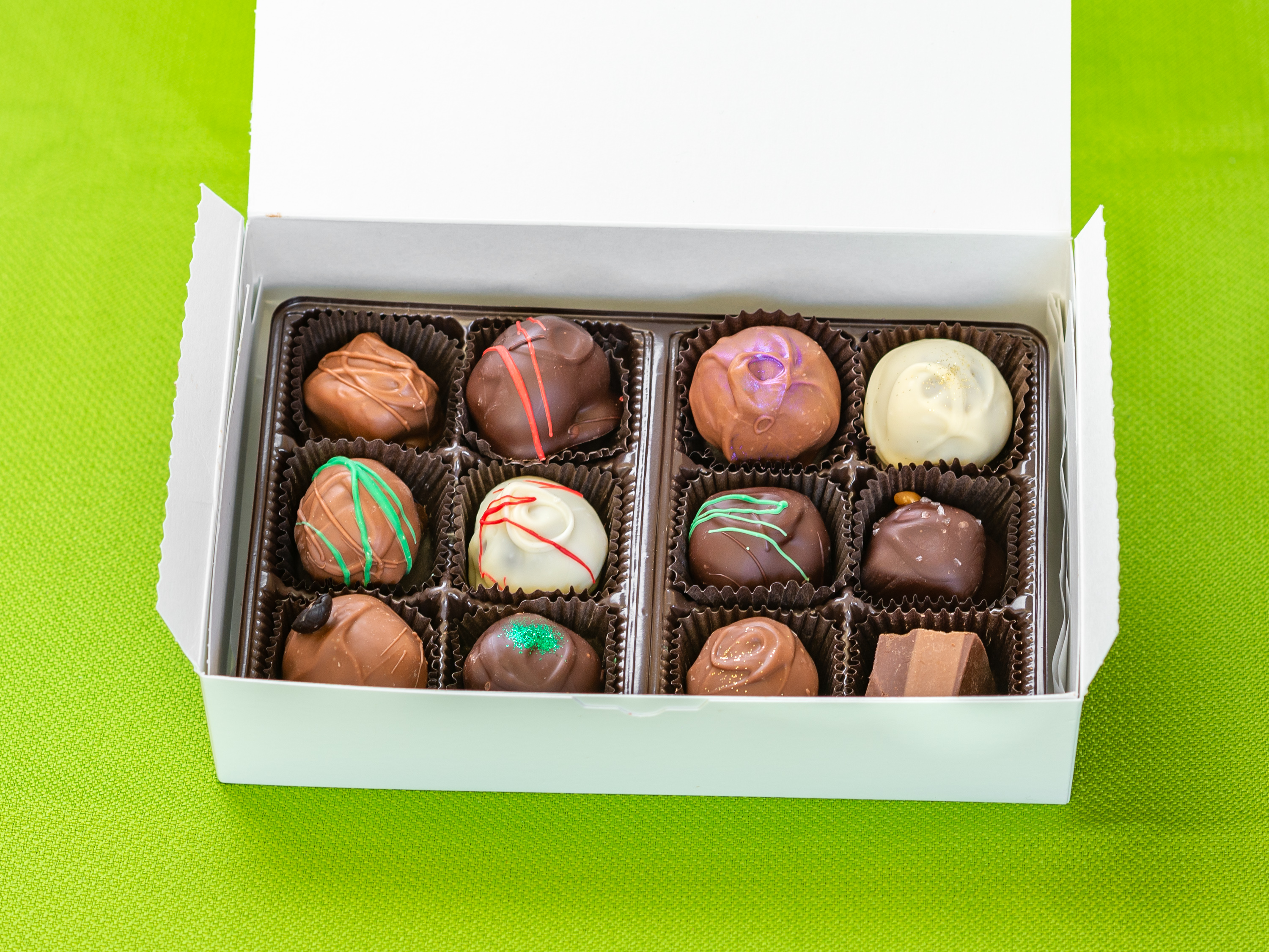 Order Box of Assorted Truffle's food online from The Chocolate Bar store, Westfield on bringmethat.com