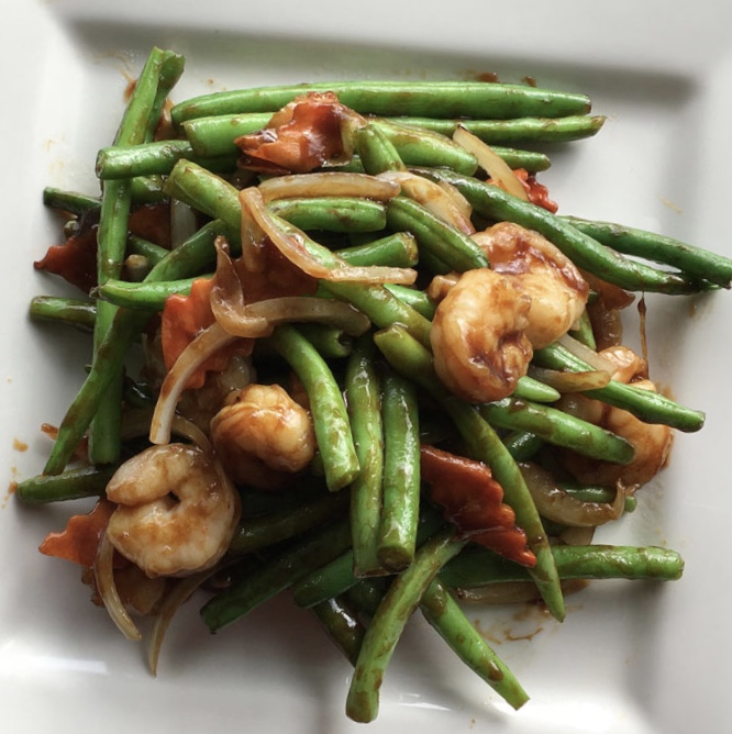 Order 92. Shrimp with String Bean 四季豆虾 food online from Hai Sun Chinese Restrnt store, Brooklyn on bringmethat.com