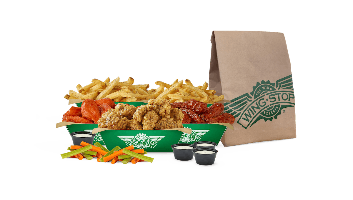 Order 50pc Party Pack food online from WINGSTOP store, North Bergen on bringmethat.com