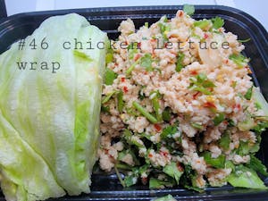 Order 46. Chicken Lettuce Wrap food online from Lisu's Thai Taste | Roseville store, Roseville on bringmethat.com