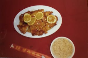 Order D6. Lemon Chicken (Dinner) food online from Lemongrass Cafe store, Louisville on bringmethat.com