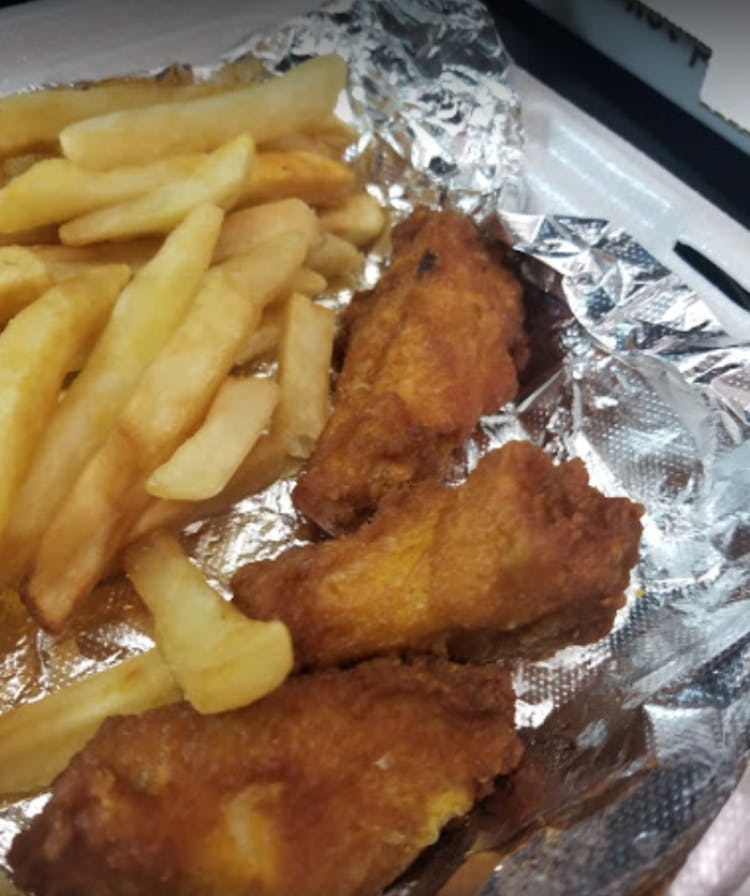Order Wings with Fries - 6 Pieces food online from Davinci store, Richmond on bringmethat.com
