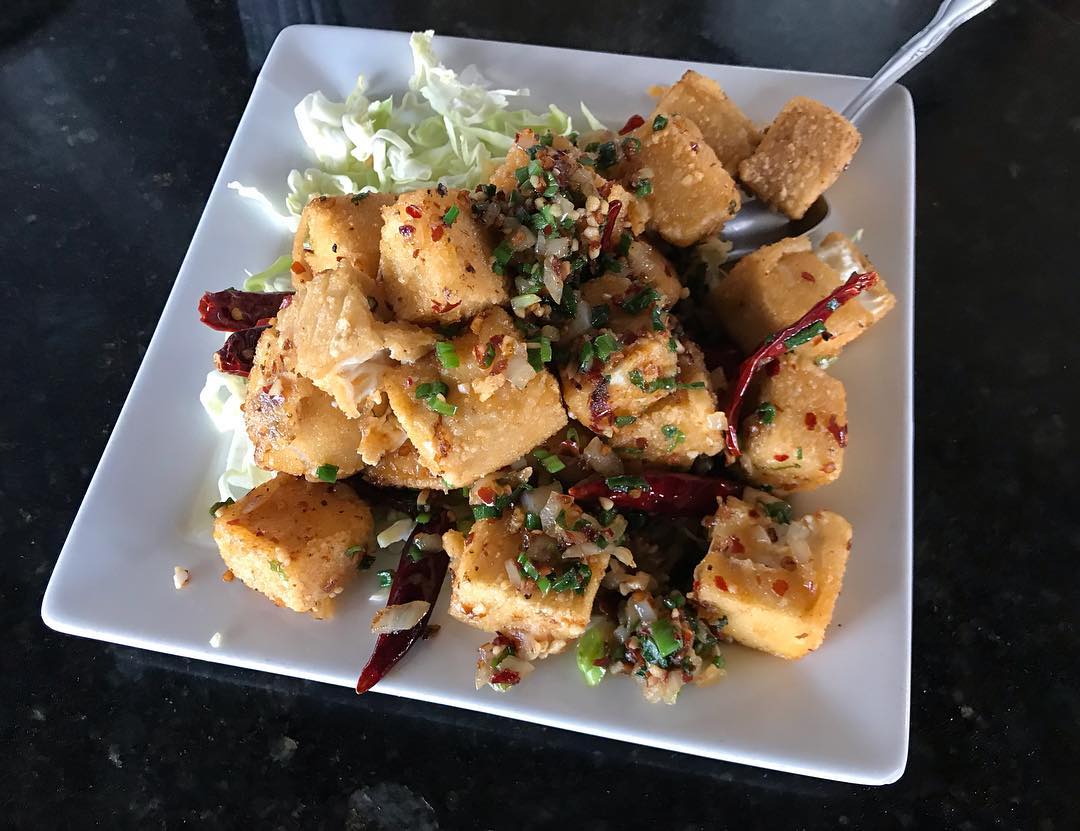 Order 92. Spicy and Salty Tofu  food online from Chopstix Asian Diner store, Tucson on bringmethat.com
