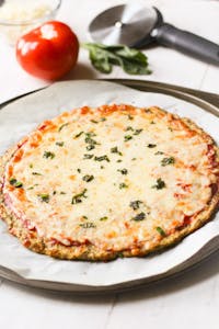 Order Cauliflower Pizza Gluten-Free Crust food online from Bowl of Greens store, Phoenix on bringmethat.com