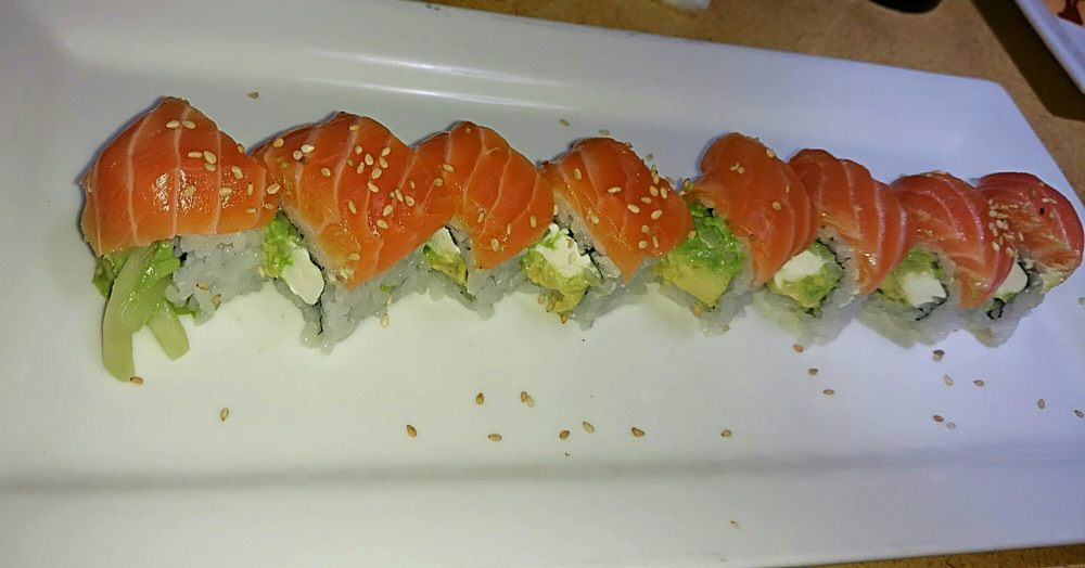 Order 14. Philadelphia Roll food online from Sushi Town store, Costa Mesa on bringmethat.com
