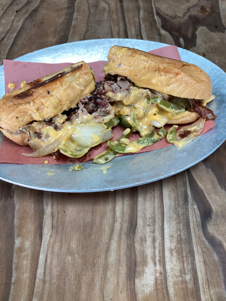 Order Philly Cheesesteak food online from 4505 Burgers & BBQ store, San Francisco on bringmethat.com