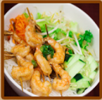 Order B3. Bun Tom Nuong food online from Pho & More Restaurant store, Houston on bringmethat.com