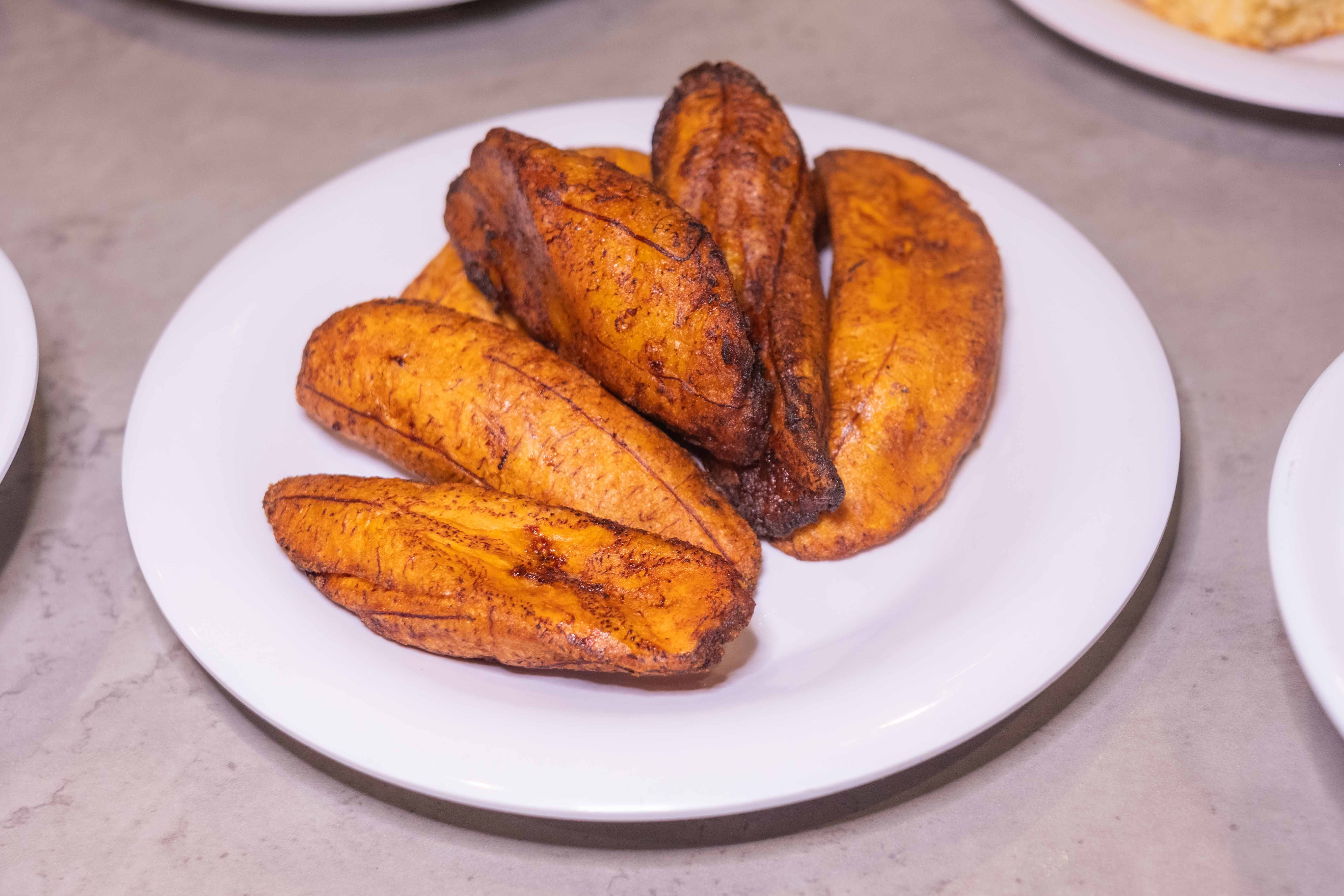 Order Plantains food online from Pork Chop Bbq- store, Middlesex on bringmethat.com