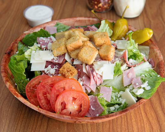 Order Antipasto Salad food online from Lamppost Pizza store, Fountain Valley on bringmethat.com