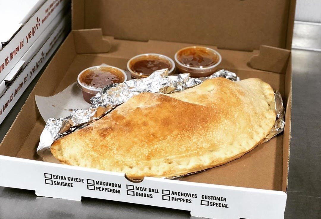 Order Cheese Calzone - Calzone food online from Planet Pizza store, Ridgefield on bringmethat.com