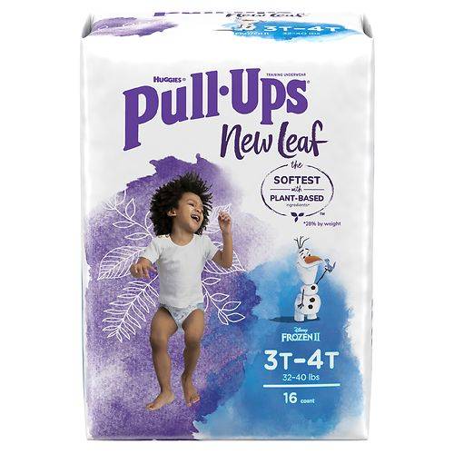 Order Huggies Pull-Ups New Leaf Boys' Potty Training Pants 3T-4T - 16.0 ea food online from Walgreens store, Willowick on bringmethat.com