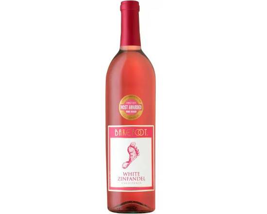 Order BAREFOOT CELLARS WHITE ZINFANDEL 750ML 9% food online from Pacific Liquor Market store, Bell Gardens on bringmethat.com