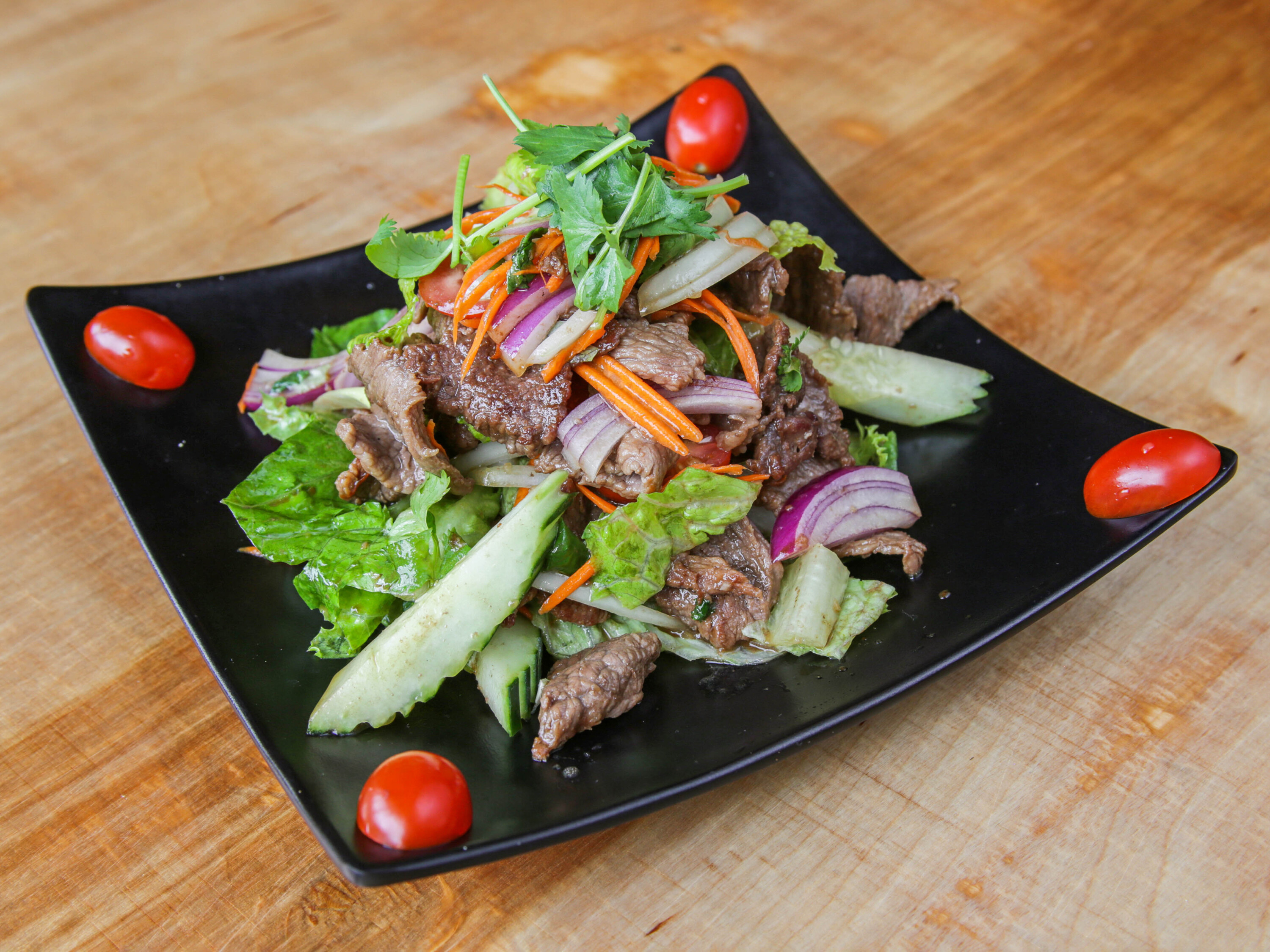 Order Beef Salad food online from Thai Sky Kitchen store, Portland on bringmethat.com