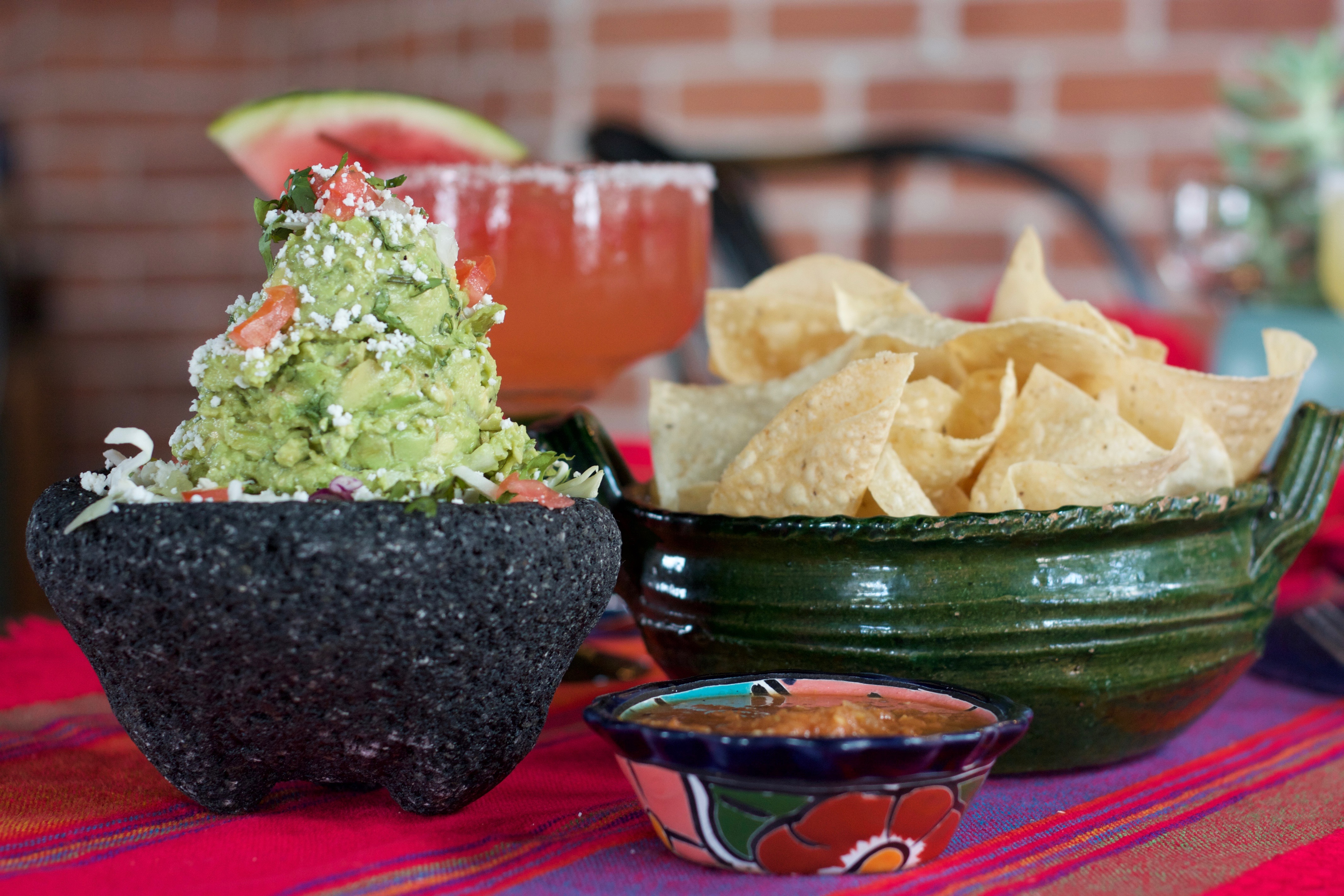 Order HOMEMADE GUACAMOLE  food online from Los Sombreros Mexican Restaurant store, Scottsdale on bringmethat.com