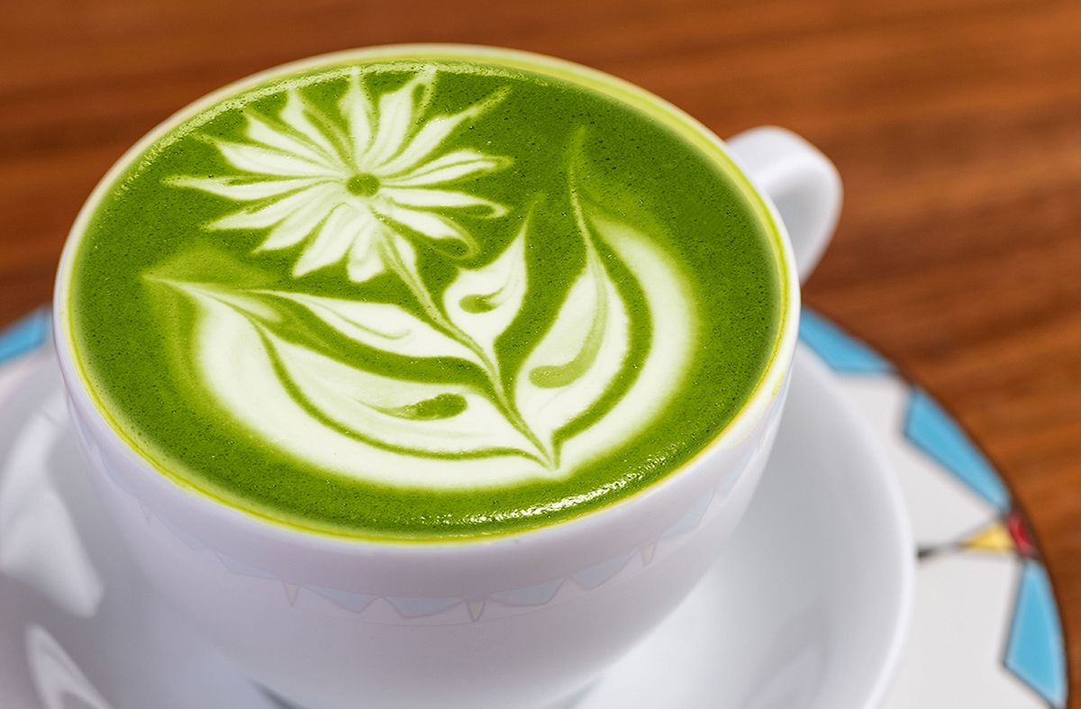 Order Japanese Tea Latté food online from Urth Caffe store, West Hollywood on bringmethat.com