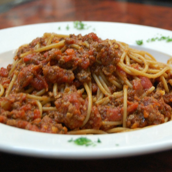 Order Pasta with Bolognese Sauce food online from Francesco's Pizza store, New York on bringmethat.com