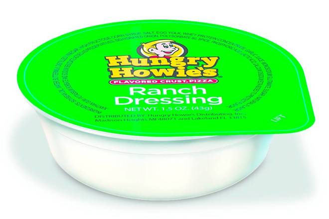 Order Ranch Dressing food online from Hungry Howie's Pizza store, Palm Harbor on bringmethat.com