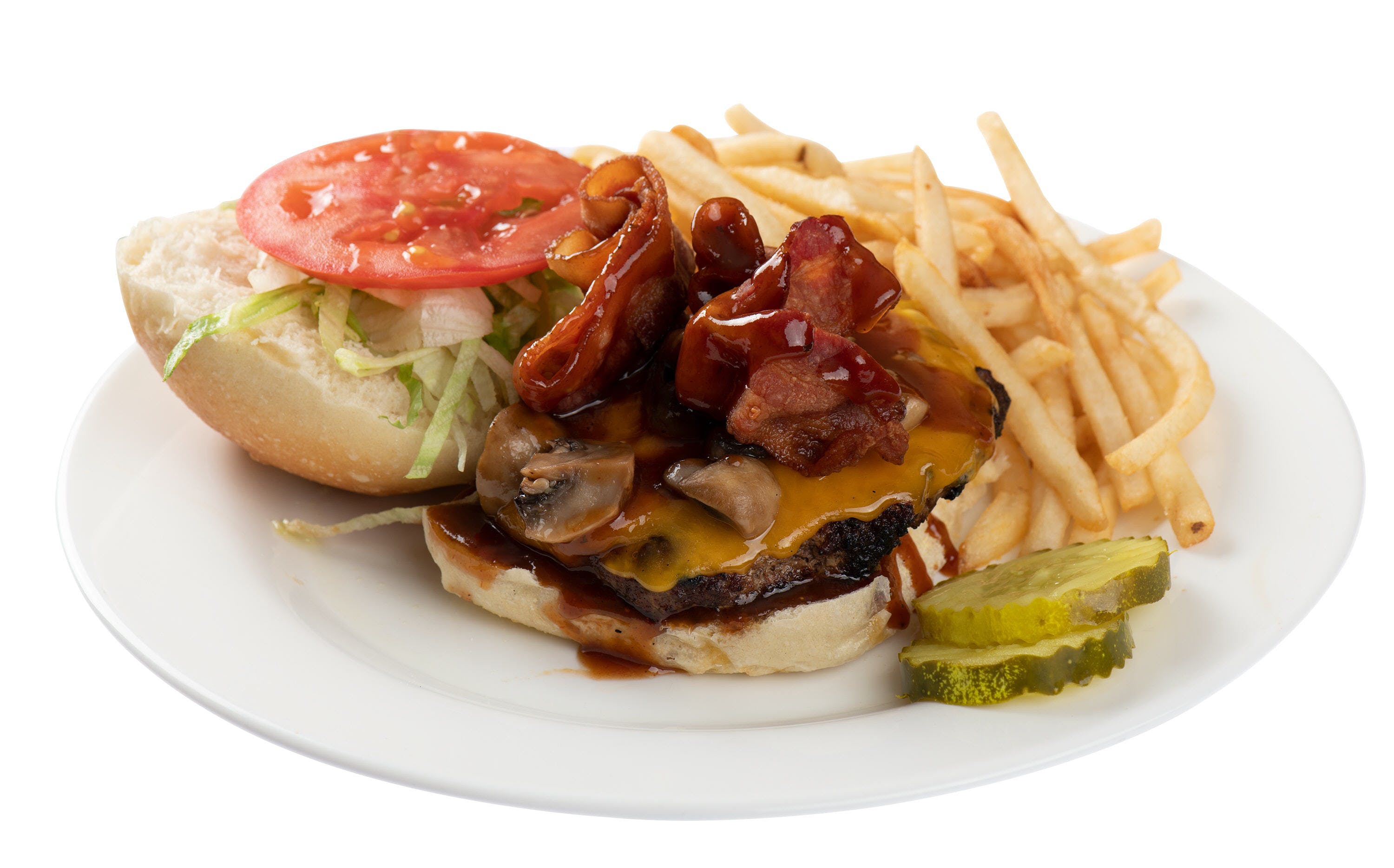 Order BBQ Burger - Burger food online from Town Pub store, Bloomfield on bringmethat.com