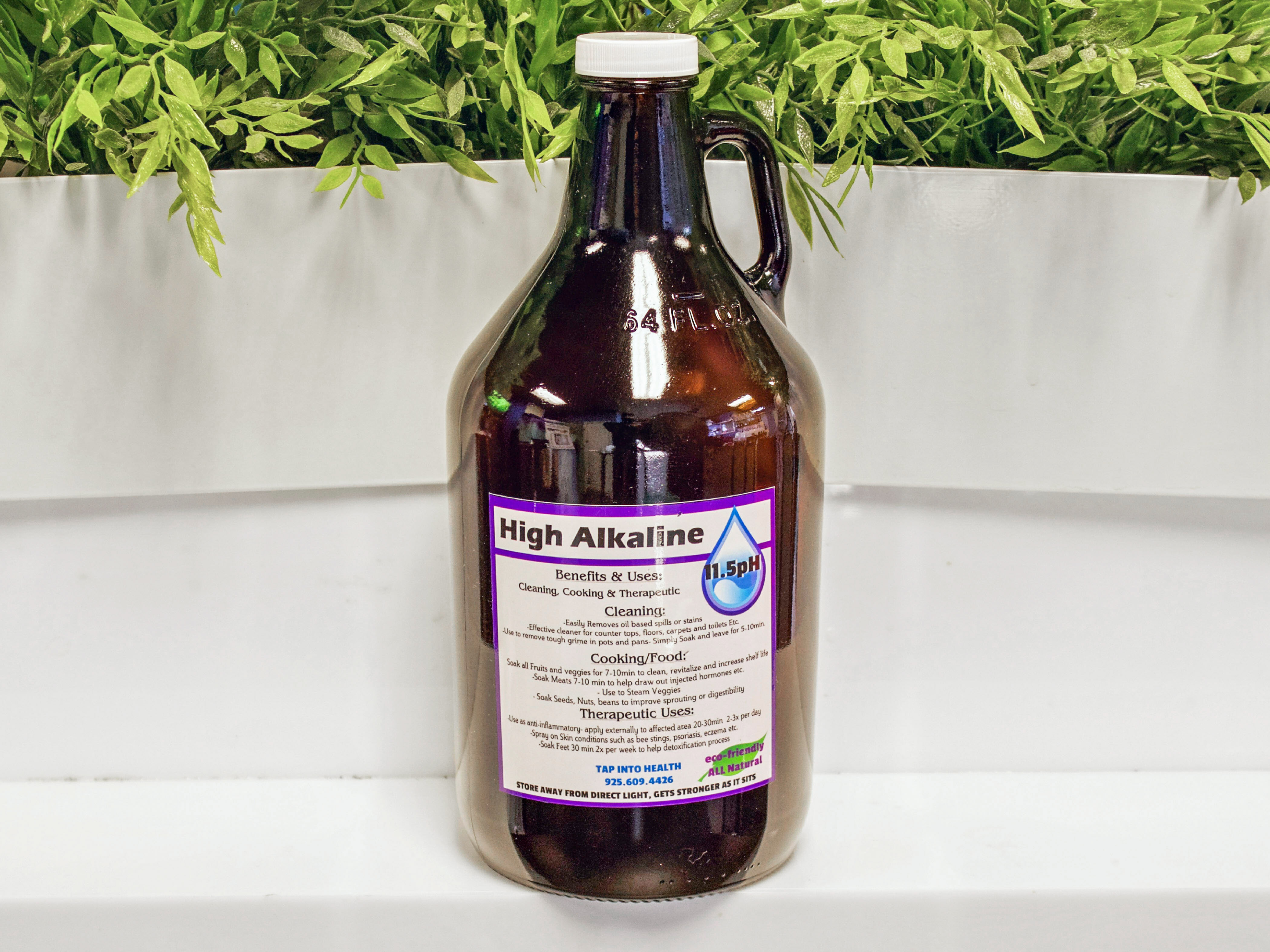 Order 64 oz. Gallon 11.5pH Veggie Wash food online from Tap Into Health store, Concord on bringmethat.com