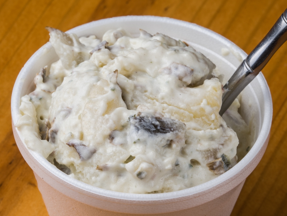 Order Loaded Baked Potato Salad food online from 2 Guys 1 Pit Bbq & Catering store, Tomball on bringmethat.com