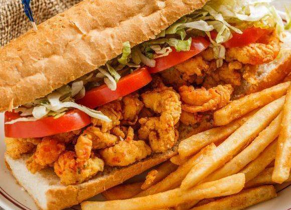 Order Crawfish Po'Boys food online from Red Pier Cajun Seafood & Bar store, Southaven on bringmethat.com