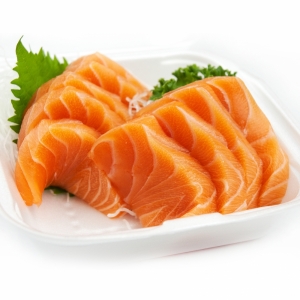 Order 6 Pieces Salmon Sashimi food online from Fusion Asian Kitchen store, Hurst on bringmethat.com