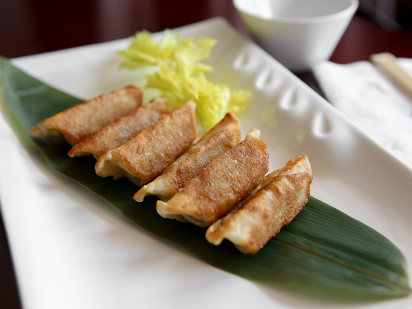 Order Pork Gyoza food online from Musashi Asian Cuisine store, Brooklyn on bringmethat.com