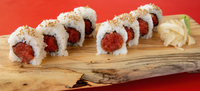 Order Spicy Tuna Roll food online from Ramen Ryoma store, San Diego on bringmethat.com