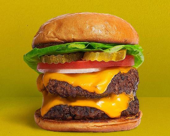 Order Double Cheesin' Cheese Burger food online from Heavy Burger store, Garfield Heights on bringmethat.com