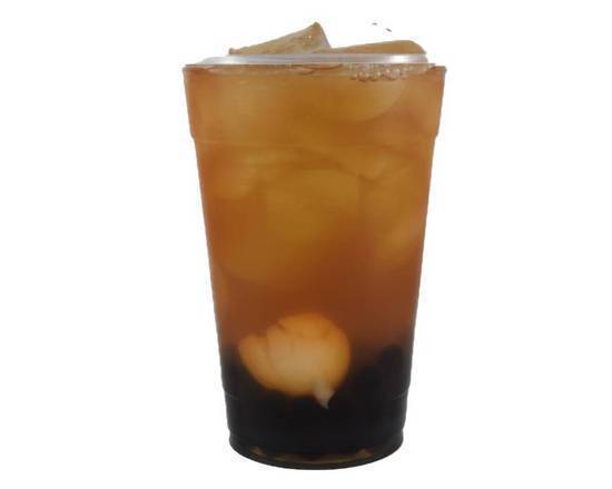 Order F8. Lychee Black Tea food online from No. 1 Boba Tea store, Cedar Park on bringmethat.com