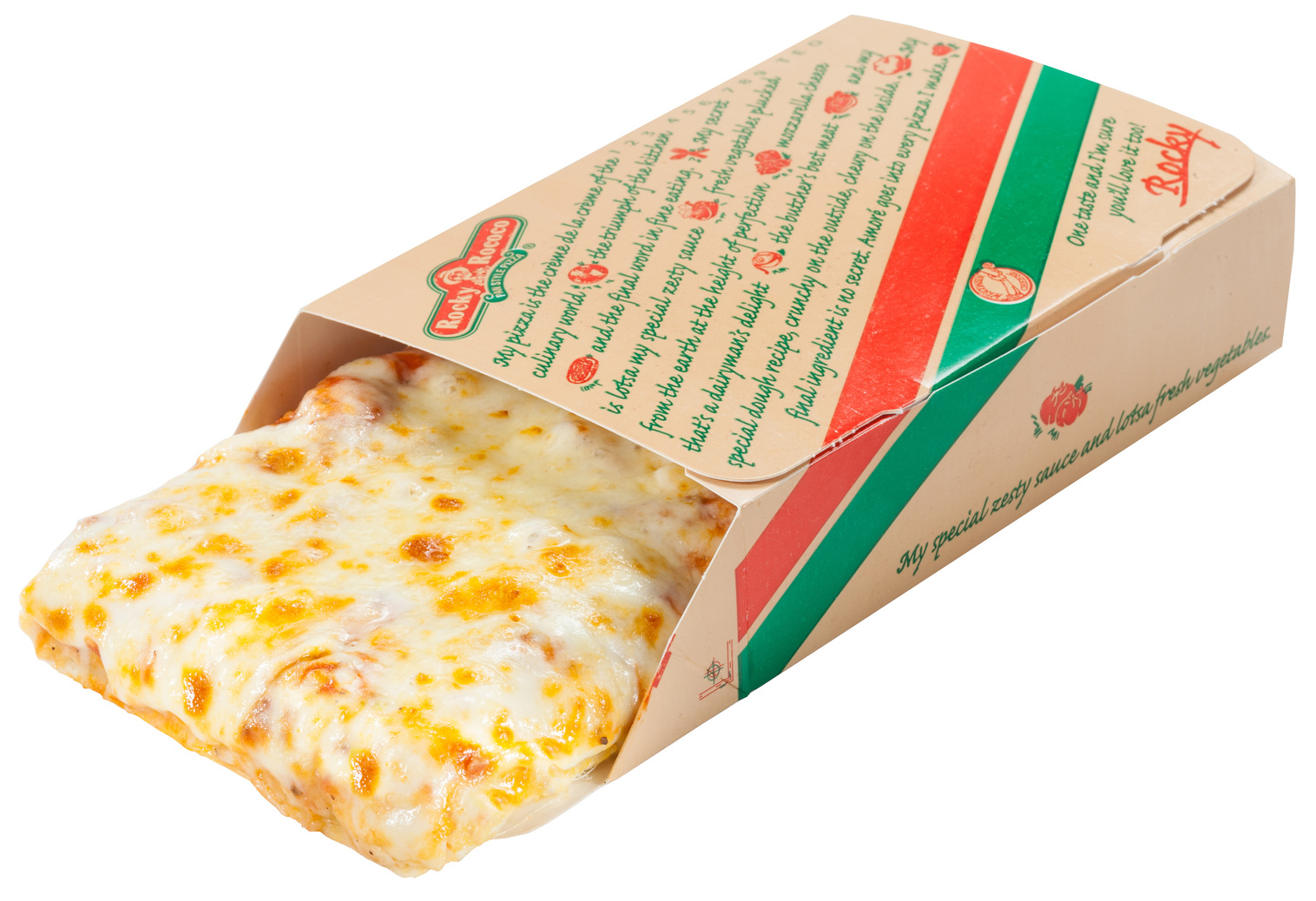 Order Cheese Regular Slice food online from Rocky Rococo store, New Berlin on bringmethat.com