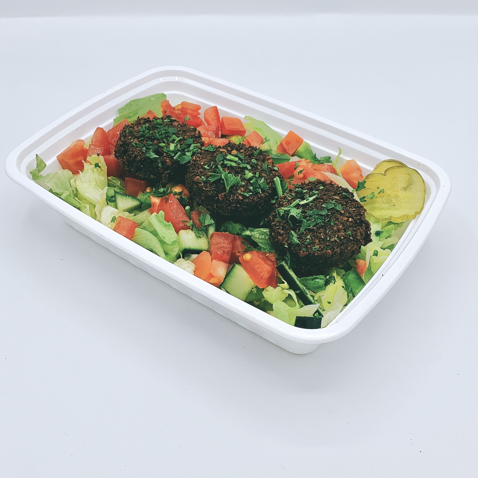 Order Falafel Over Salad food online from Heroes Meal store, Midland on bringmethat.com