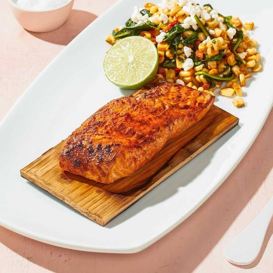 Order CEDAR PLANK SALMON* food online from California Pizza Kitchen store, King of Prussia on bringmethat.com