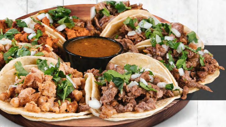 Order Taco Platter 4 Pieces food online from Ola Restobar Downey store, Downey on bringmethat.com