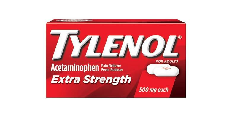 Order Tylenol Extra Strength Caplets For Adult Headache, Muscle Pain & Fever Relief food online from Route 7 Food Mart store, Norwalk on bringmethat.com