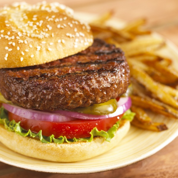 Order Kid's Hamburger with Fries food online from Pedone's Pizza & Italian Food store, Hermosa Beach on bringmethat.com