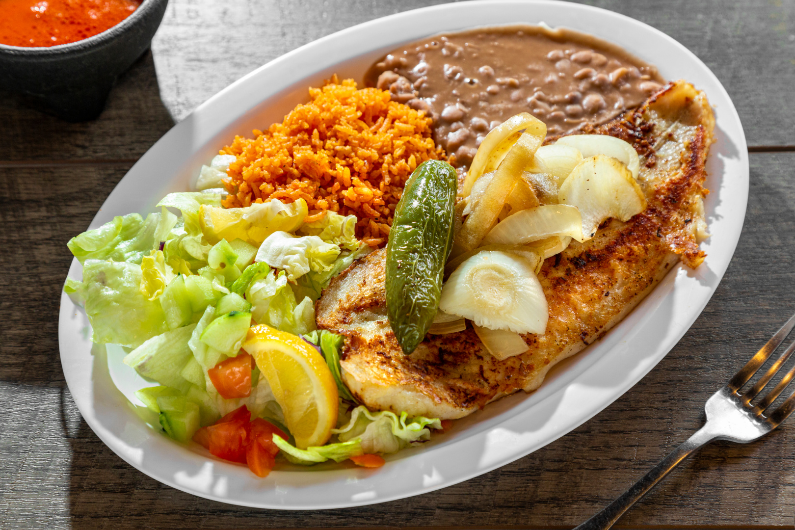 Order Grilled Fish food online from Cuernavaca Grill store, Los Angeles on bringmethat.com
