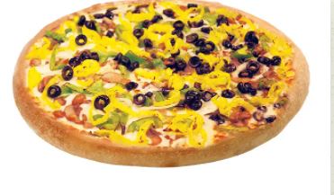 Order Veggie Pizza food online from Happys Pizza store, Lorain on bringmethat.com