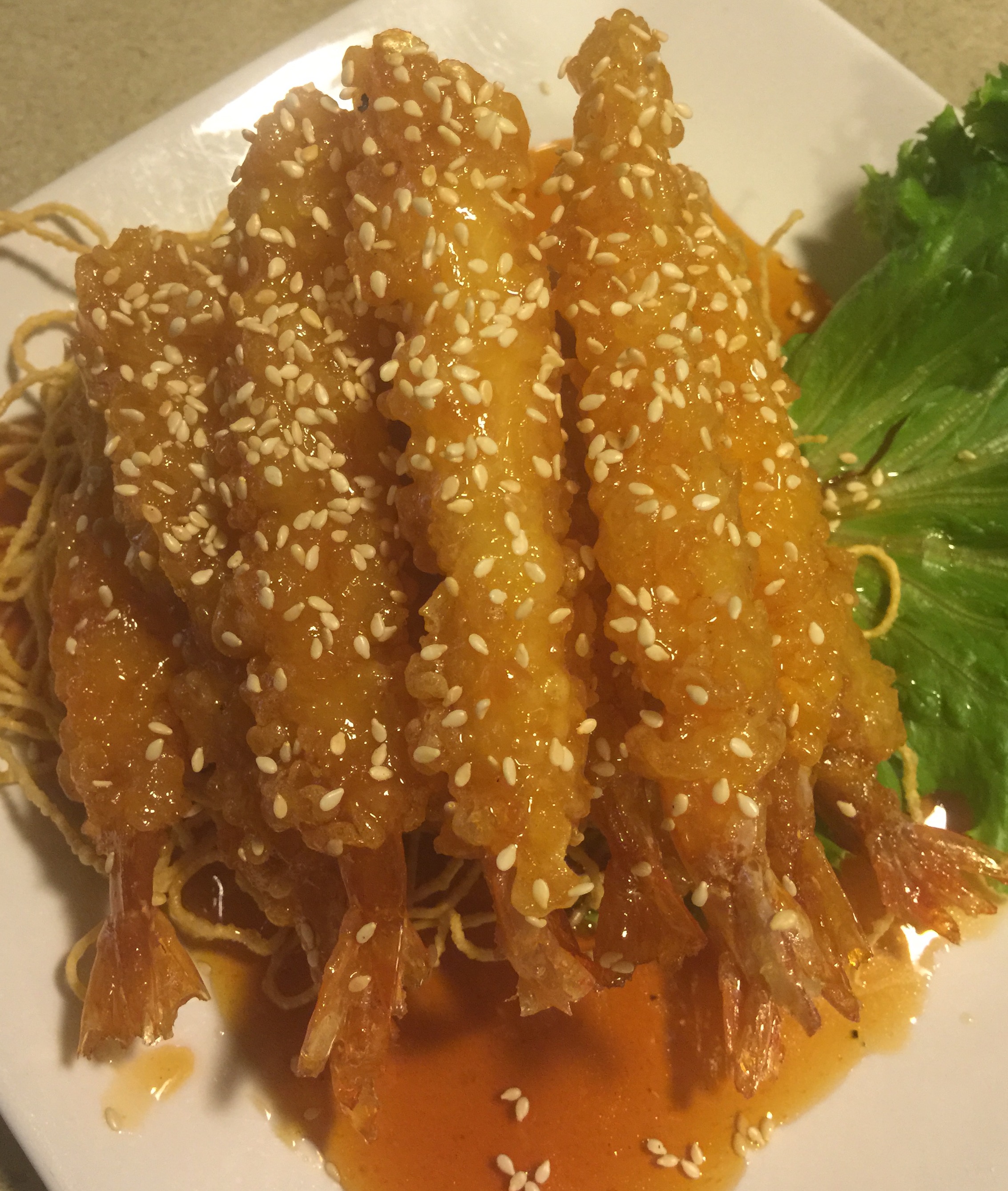 Order Orange Shrimp food online from Noodle N Thai store, Springfield on bringmethat.com
