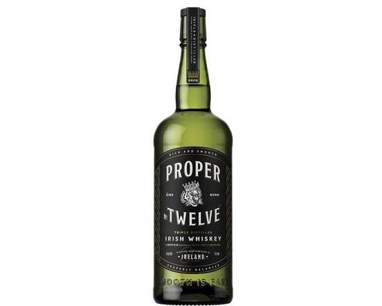 Order Proper Twelve Irish Whiskey 1Lt food online from Happy Hill Country Liqour store, Liberty Hill on bringmethat.com