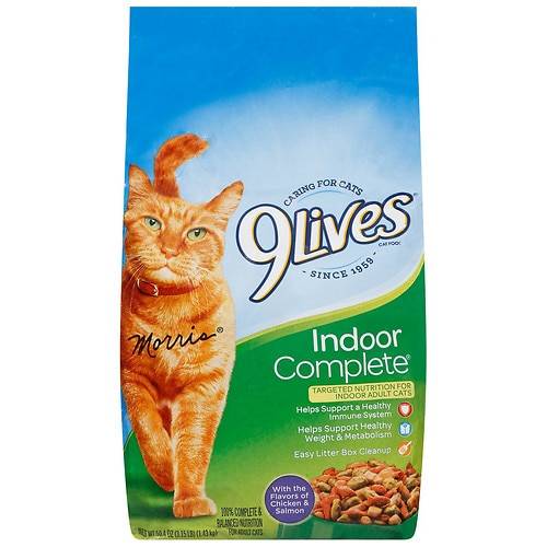 Order 9 Lives Indoor Complete for Adult Cats - 50.4 oz food online from Walgreens store, Fayetteville on bringmethat.com