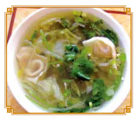 Order 31. Wonton Soup food online from Sam's China Bistro store, El Paso on bringmethat.com