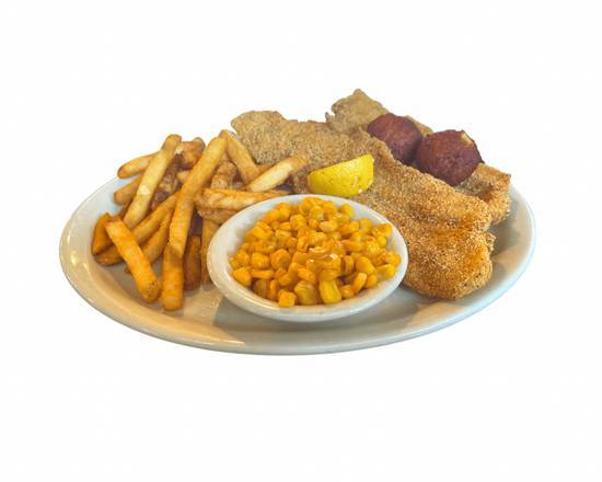 Order Southern Fried Catfish food online from Norma's Cafe store, Frisco on bringmethat.com