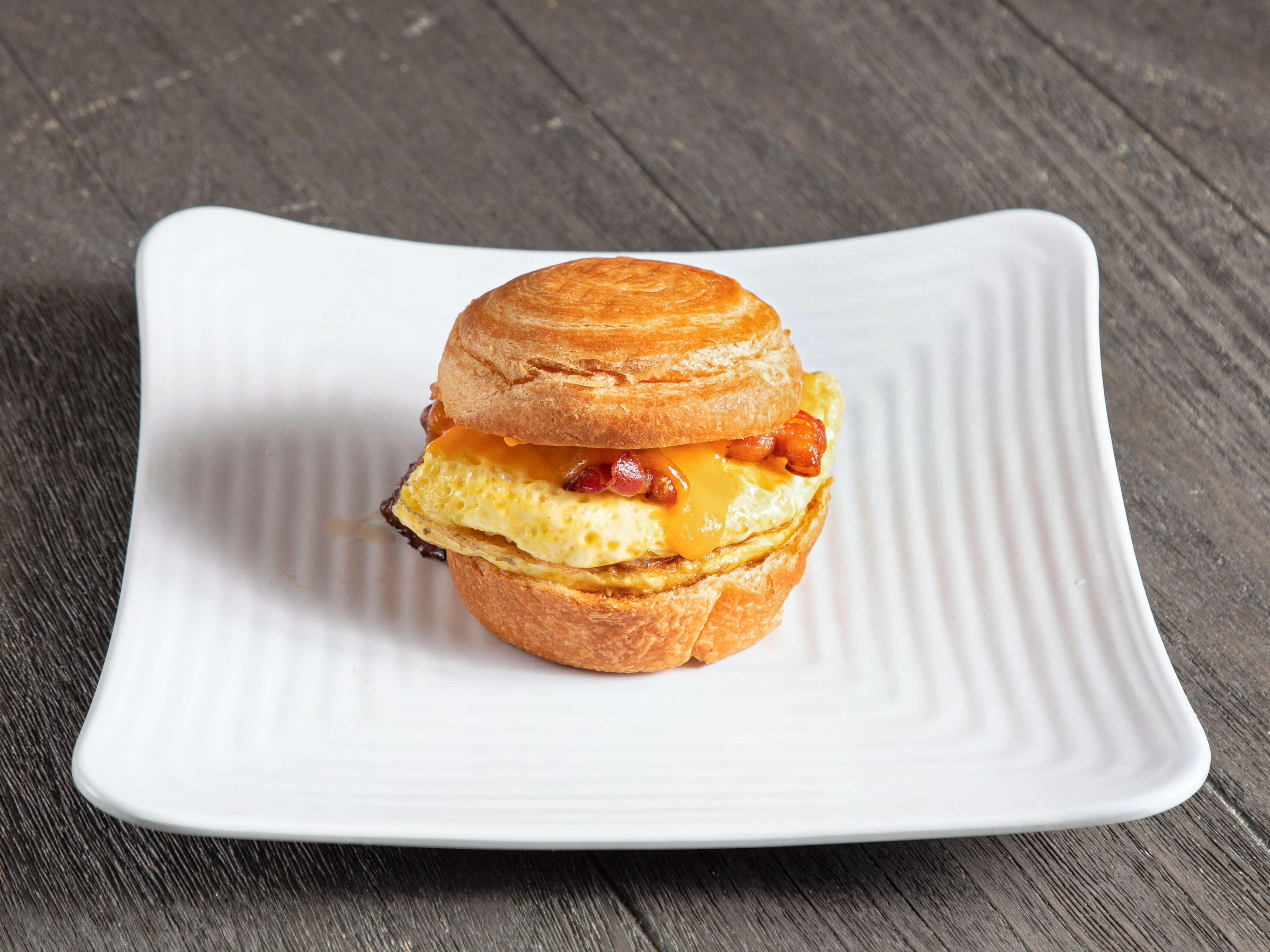 Order Egg and Cheddar Sandwich food online from Sweet Buzz Bean & Bistro store, Harrison City on bringmethat.com