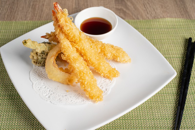 Order Shrimp Tempura appetizer food online from Sushi Aji store, Lafayette on bringmethat.com