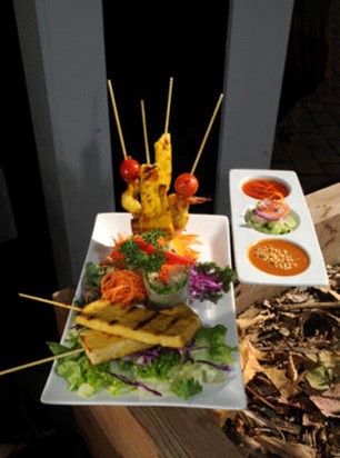 Order Tha Siam Appetizer Sampler food online from Tha Siam store, Larkspur on bringmethat.com