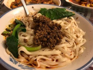 Order E11. 旦旦面 Dan Noodle food online from Sichuan Hot Pot 九寨溝火锅川菜 store, Cleveland on bringmethat.com